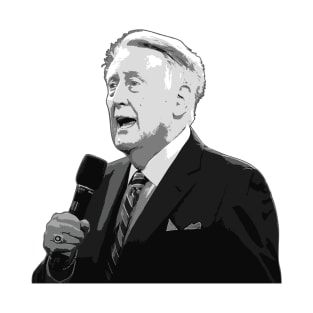 Vin Scully Portrait Illustration T-Shirt