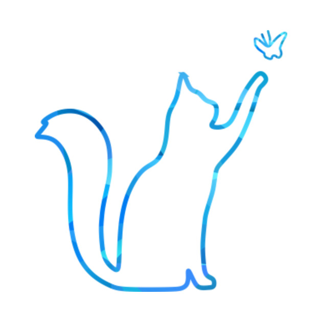 Cat Butterfly Cat Playing With Butterfly Cat Butterfly Cat