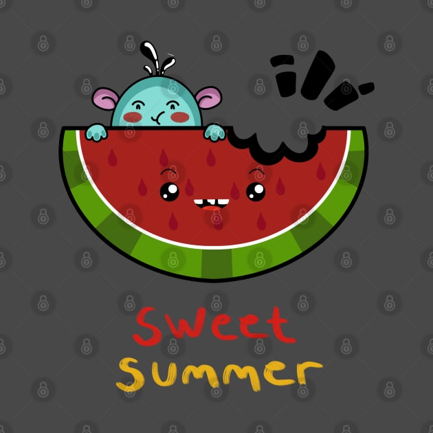 Sweet Summer Watermelon by MarMi