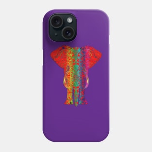 Rainbow Ganesha Red Phone Case