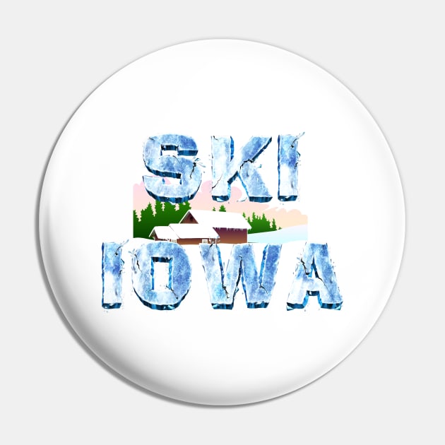 Ski Iowa Pin by teepossible