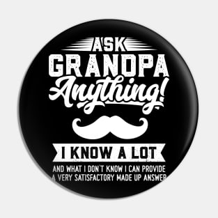 Ask Grandpa Anything Pin