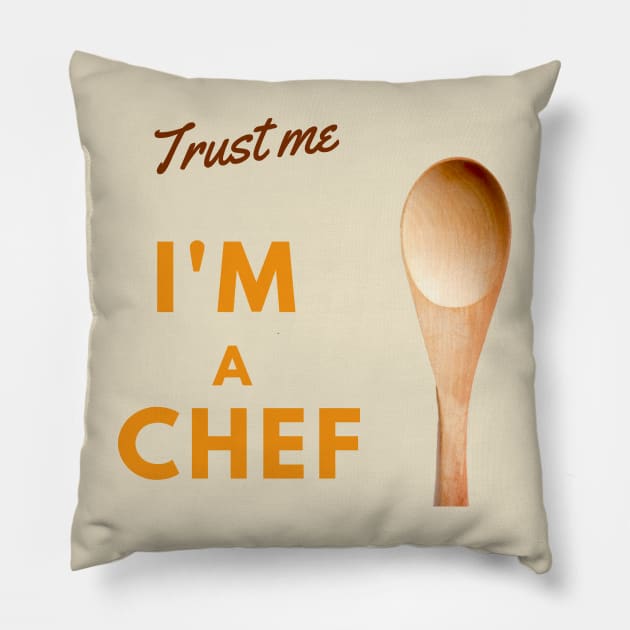 Trust me I'm a chef is a concept for parody chef Pillow by Yenz4289