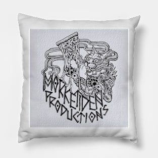 MORKETIDEN PRODUCTIONS LOGO Laney Oleniczak Art Pillow