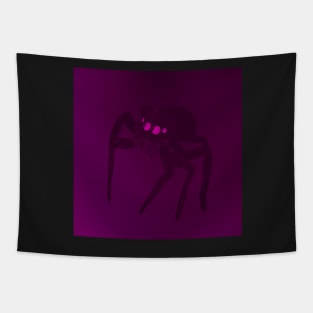 Jumping Spider Drawing V27 (Pink 1) Tapestry