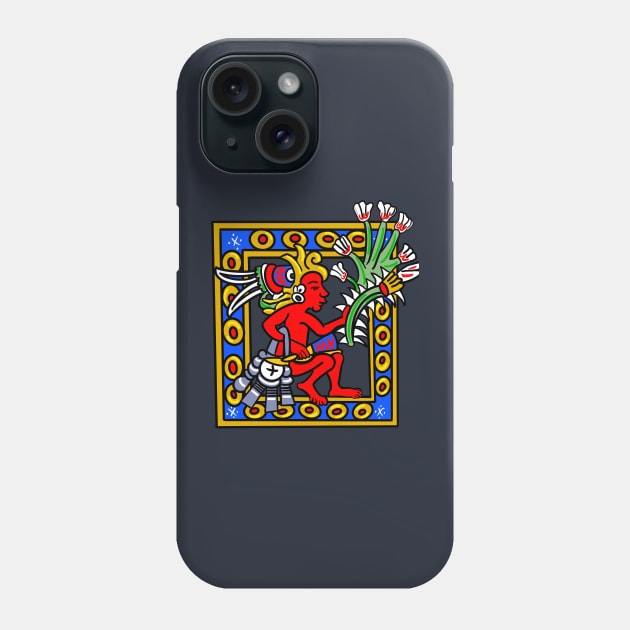 Aztec Codex Borbonicus Phone Case by idrockthat