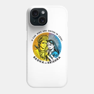 RADHA and KRISHNA Phone Case