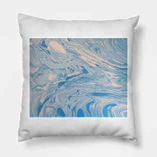 Blue pour one Pillow