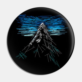 mountain - abstract Pin