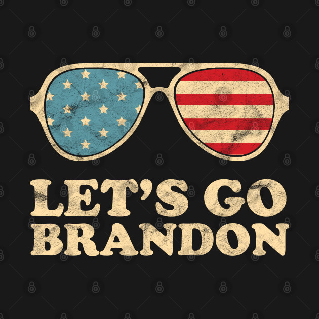 Disover Let's Go Brandon American Flag Impeach Biden - Lets Go Brandon American Flag Impeach - T-Shirt