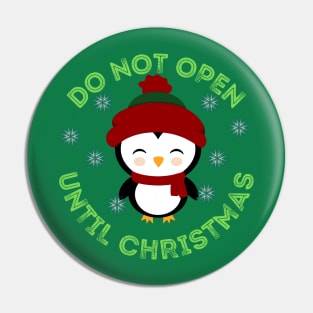 cute christmas 2021 do not open until christmas Pin