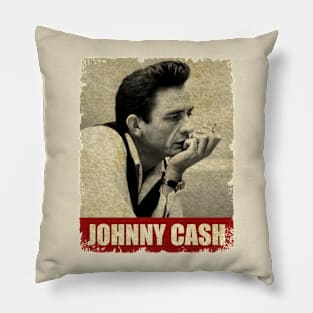 Johnny Cash - NEW RETRO STYLE Pillow