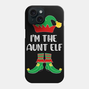 I'm The Aunt Elf Matching Family Group Christmas Phone Case