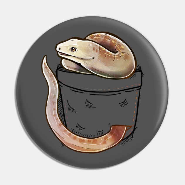 Pocket Cute Legless Lizard Pet Pin by TechraPockets