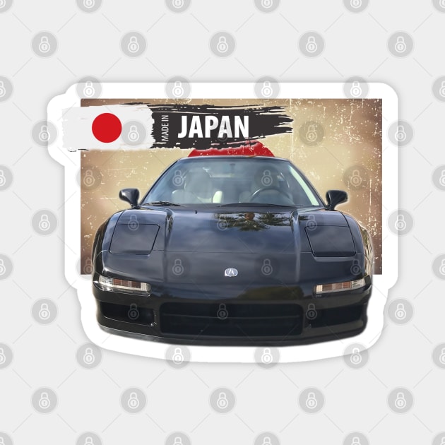 1991 Acura NSX in Berlina Black 10 Magnet by Stickers Cars