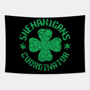 Shenanigans Coordinator Teacher St Patrick's Day Women Men Shamrock Tapestry