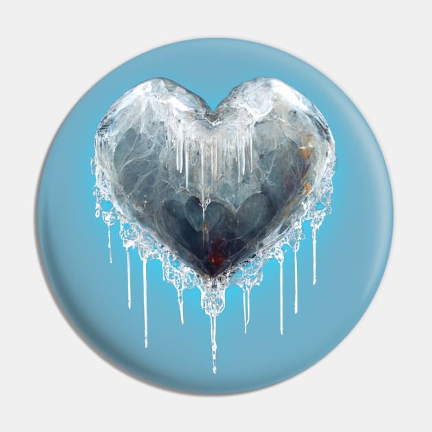 My Frozen Heart Pin by orange-teal