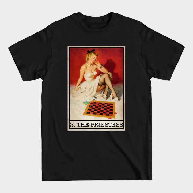 Disover Tarot - The High Priestess - Tarot - T-Shirt