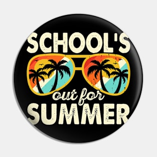 School Out For Summer T Shirt For Women Men Pin