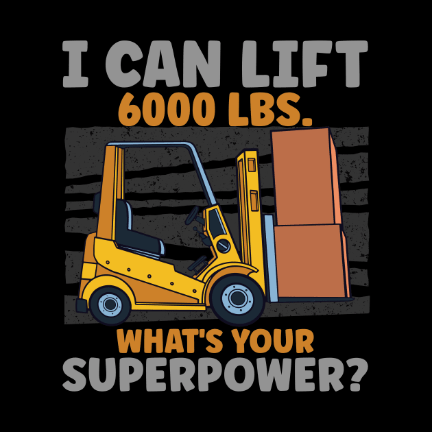 I Can Lift 6000 lbs. Forklift by TK Store