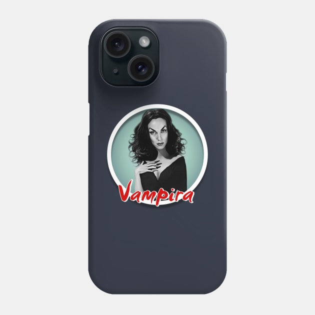 Vampira Phone Case by Zbornak Designs
