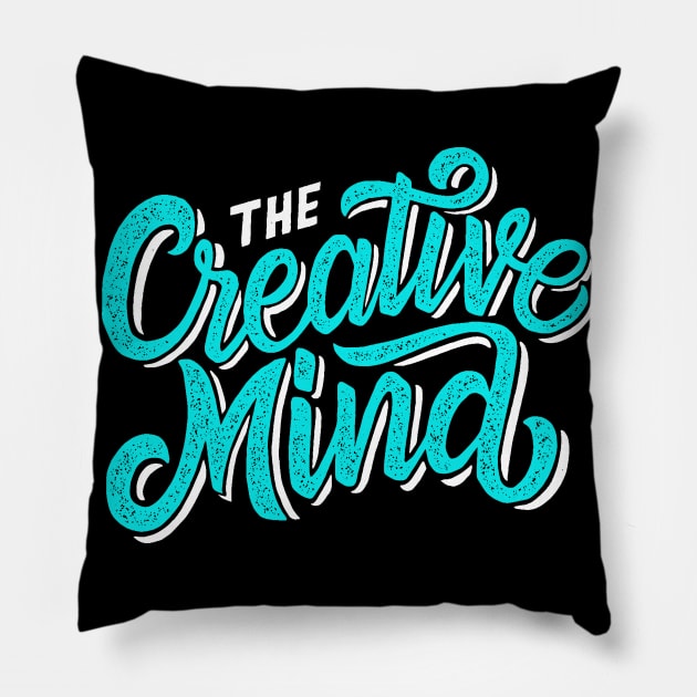 Creative Mind Artist Creativity Director Producer Pillow by Foxxy Merch