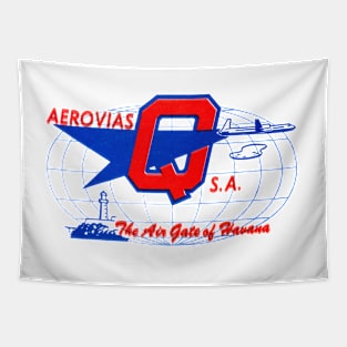 1955 Aerovias Q, Cuban Airline Tapestry