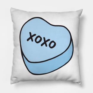 XOXO Candy Heart Pillow