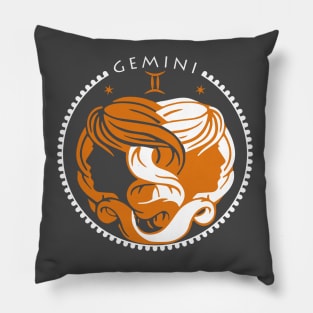 Gemini zodiac sign Pillow