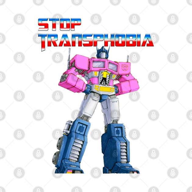 Stop Transphobia Transformers by TrikoNovelty