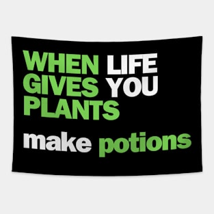 When life gives you plants, brew potions Tapestry