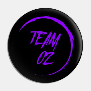 Buffy "Team Oz" slogan Pin