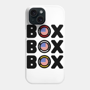 Box box box -UNITED STATES GRAND PRIX Phone Case