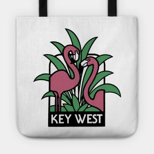 Key West Flamingos Tote