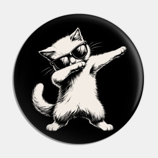 Dabbing Cat Pin