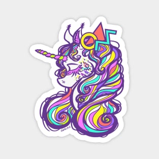 Rad 90's Unicorn Magnet