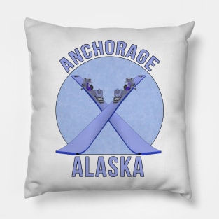 Anchorage, Alaska Pillow