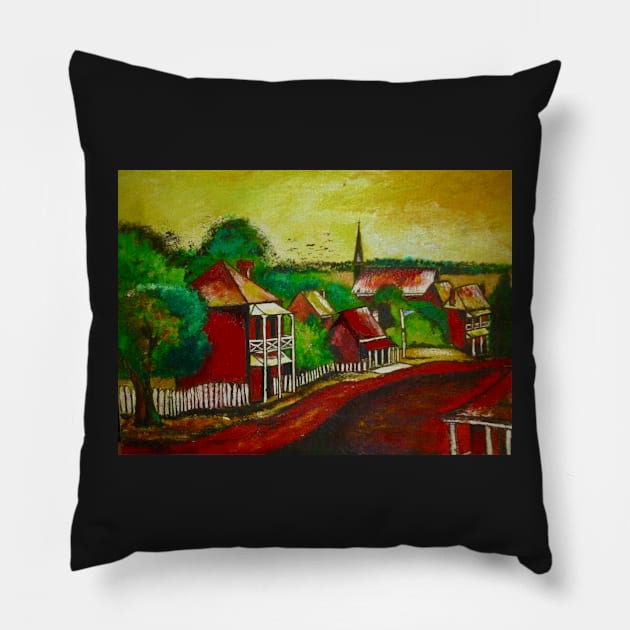 Country Lane Pillow by ROB51