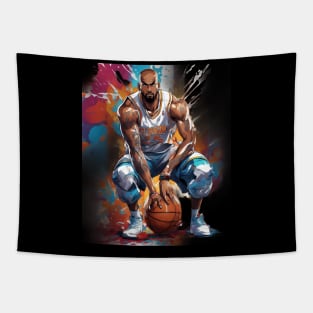 indoor basketball Tapestry