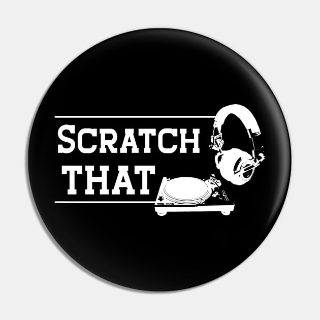 DJ - Scratch that Pin by KC Happy Shop