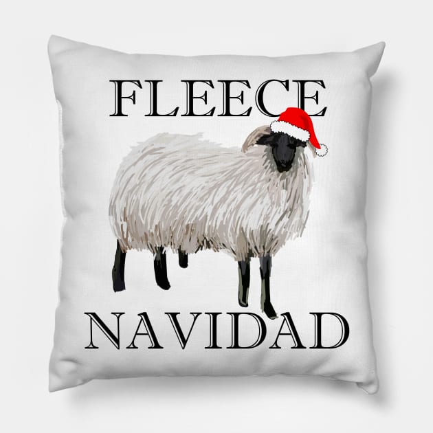 Fleece Navidad Pillow by Sci-Emily