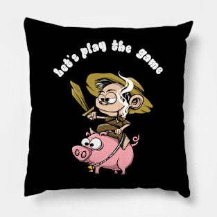 pig rider Pillow