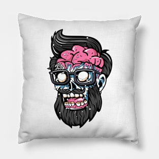 Nerd Zombie Head Pillow