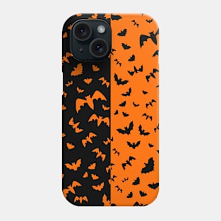 BLACK And Orange Black Bats Phone Case