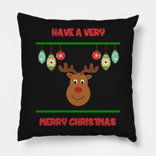 Merry Deer Pillow