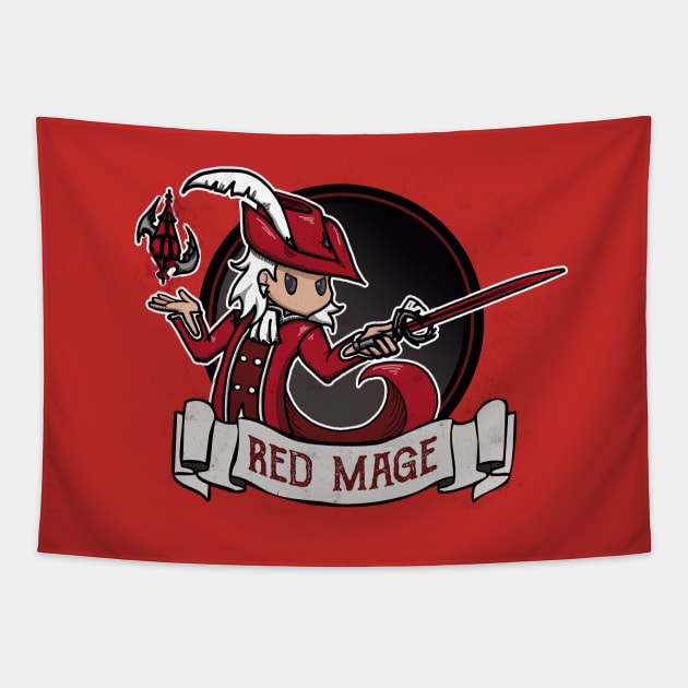 Red Mage Tapestry by AlexRoivas