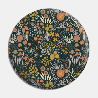 Autumn Flower Field Pin