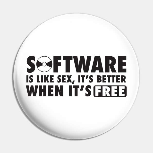 Software is like sex Pin by nektarinchen