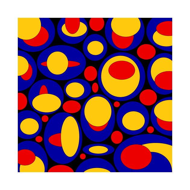 colored circles in a dark background by OmarZArtShop