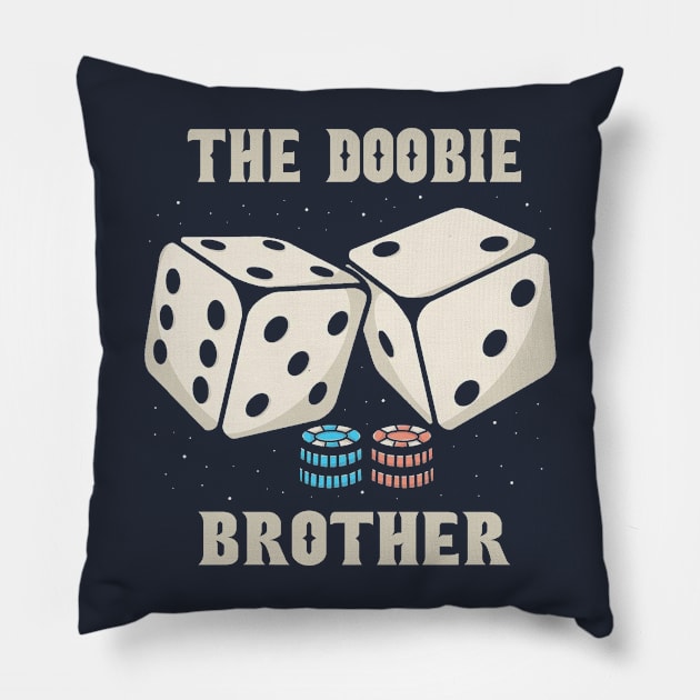 the doobie brother Pillow by Hsamal Gibran
